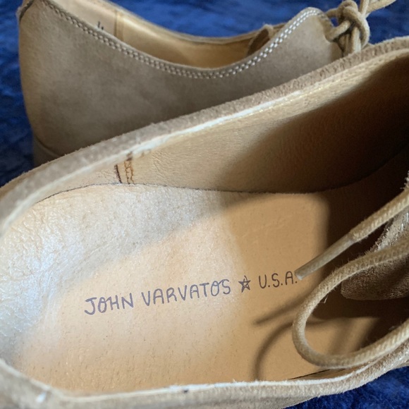 John Varvatos Dress Shoes Suede Cap Toe 10M - Picture 6 of 13